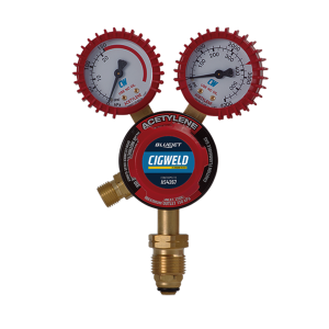CIGWELD BlueJet Acet Regulator 150kPa Type 20 Vertical Inlet (VI)