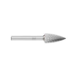 PFERD Pointed Tree Burr 1/4" Shank SG-5 SPG MX NCC 12mm x 25mm x 6.35mm