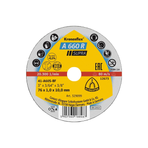 Klingspor Kronenflex® A 660 R Supra Cutting-Off Wheel 50mm x 1mm x 10mm