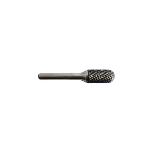 Garryson 12mm x 25mm D-Cut Carbide Burr - Ball Nosed Cylinder