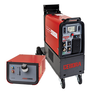 Cebora SYNSTAR 330 TC Trolley & Water Cooler Package