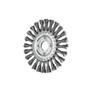 PFERD Wheel Brush - Twist Knot STEEL Wire RBG ST 0.50 125mm x 12mm x 22.2mm