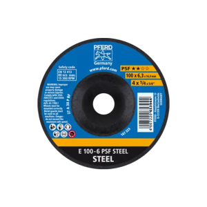 PFERD Grinding Wheel PSF Steel 100mm x 6.3mm x 16mm