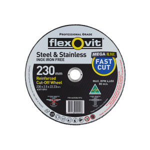 Flexovit Metal Cut-Off Wheel 230mm x 2.5mm x 22mm ( 1023022 )