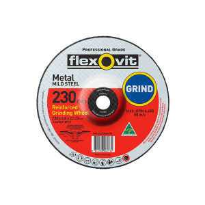 Flexovit General Purpose Depressed Centre Grinding Wheel 230mm x 6.8mm x 22mm