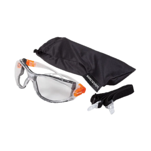 Weldclass Blitz Clear Safety Specs - With Bonus Strap & Pouch