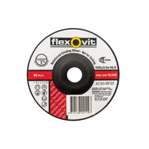 Flexovit Flex Grinding Disc AC46 178mm x 3mm x 22mm