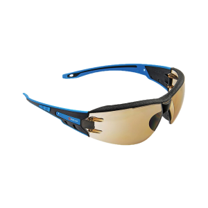 Pro Choice Proteus 1 Safety Glasses Light Brown Lens Integrated Brow Dust Guard