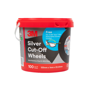 3M™ Silver Cut-Off Wheel Bucket 125mm x 1mm x 22mm