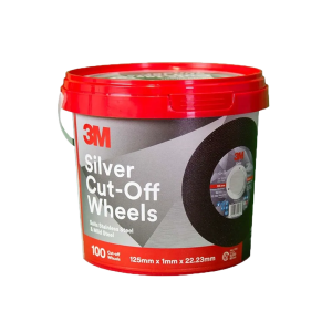 3M™ Silver Cut-Off Wheel Bucket 125mm x 1mm