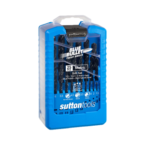 Sutton Tools Jobber Drill Sets – Blue Bullet 25 Piece Metric