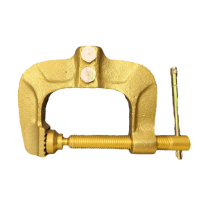 Duralloy Heavy Duty Big Brass G Earth Clamp 800A