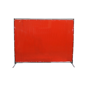 Duralloy Welding Curtain 1.8m x 1.8m & Frame (Red Screen)