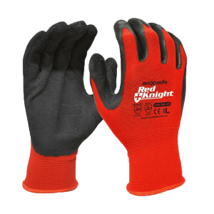 Maxisafe Red Knight Latex Gripmaster Glove Size 9 L
