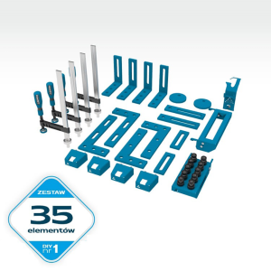 GPPH 35 Piece Tool Kit suits DIY Assembly Table with 16 mm Hole System