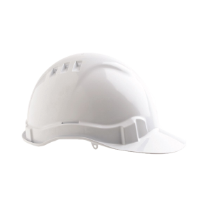 Pro Choice V6 Hard Hat Vented Pushlock Harness - White