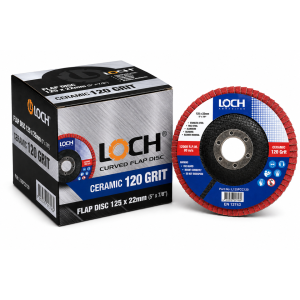 LOCH Flap Disc Curve Ceramic 125mm 120 grit