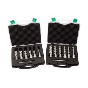 LOCH HSS Annular Cutter Set 50mm 12,14,16,18,20,22 and Pins