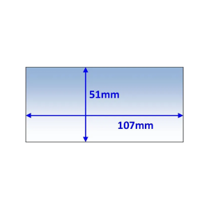 Weldclass Inner Clear Lens 107mm x 51mm Pack of 5