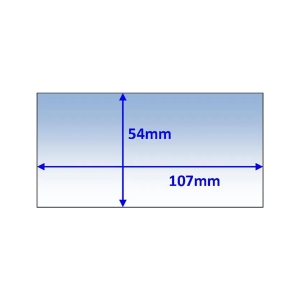 Weldclass Inner Lens 107mm x 54mm Pack of 5