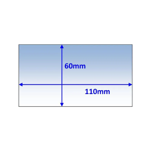 Weldclass Clear Outer Lens 110mm x 60mm Pack of 10