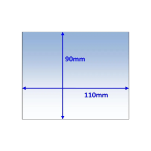 Weldclass Clear Outer Lens for Auto Helmets 110mm x 90mm Pack of 10