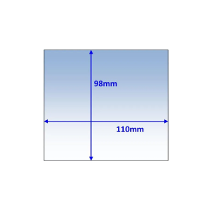 Weldclass Clear Outer Lens 110mm x 98mm Pack of 10
