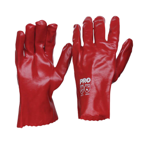 Pro Choice Red PVC Gloves 27cm