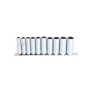 SP Tools 3/8"Dr Deep Socket Rail Set - 12pt Metric - 10 Pieces