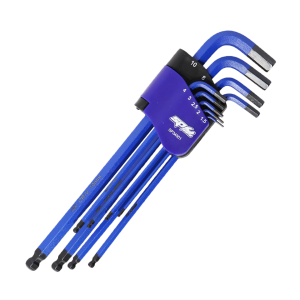 SP Tools Ball Drive Hex Key Set - Metric Black - Colour Coded - 9 Pieces
