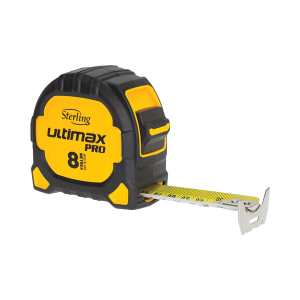 Sterling Ultimax Pro Metric Tape Measure 8m