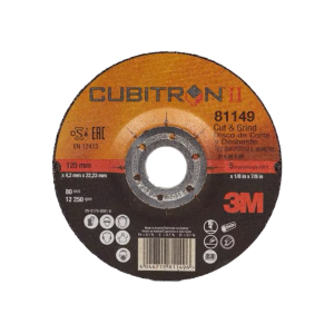 3M™ Cubitron™ II Depressed Centre Grinding Wheel 125mm x 7mm #36g