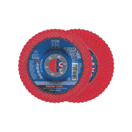 PFERD POLIFAN Ceramic Oxide Grain CO SGP Curve Steelox Flap Disc 125mm ...
