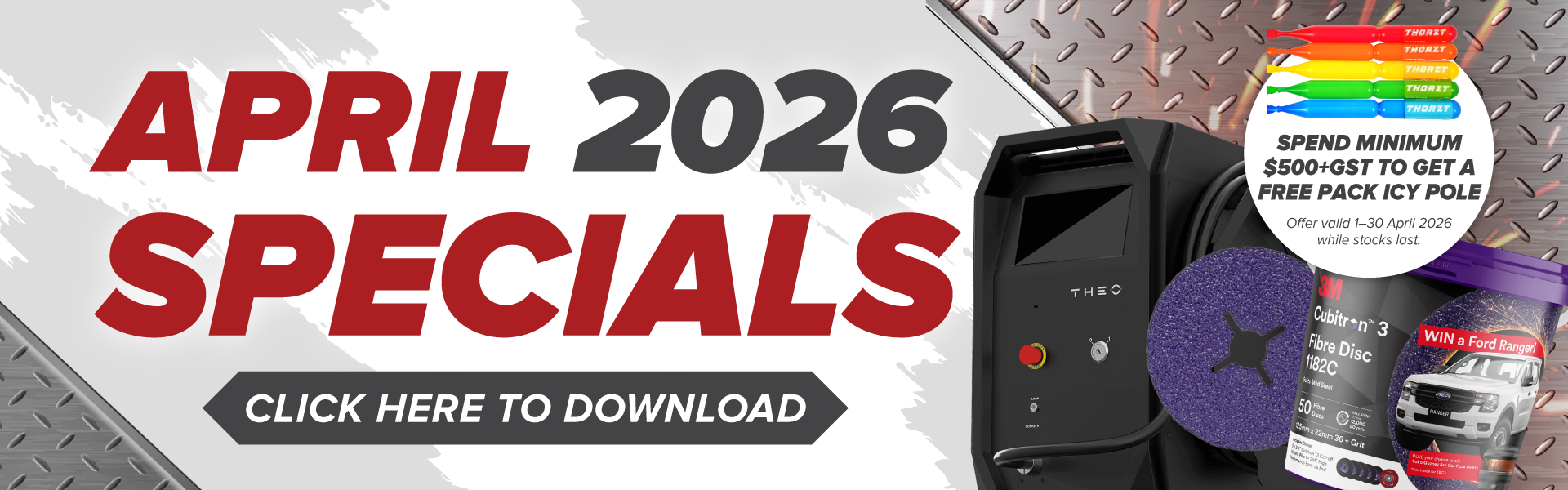 WeldQuip April Specials