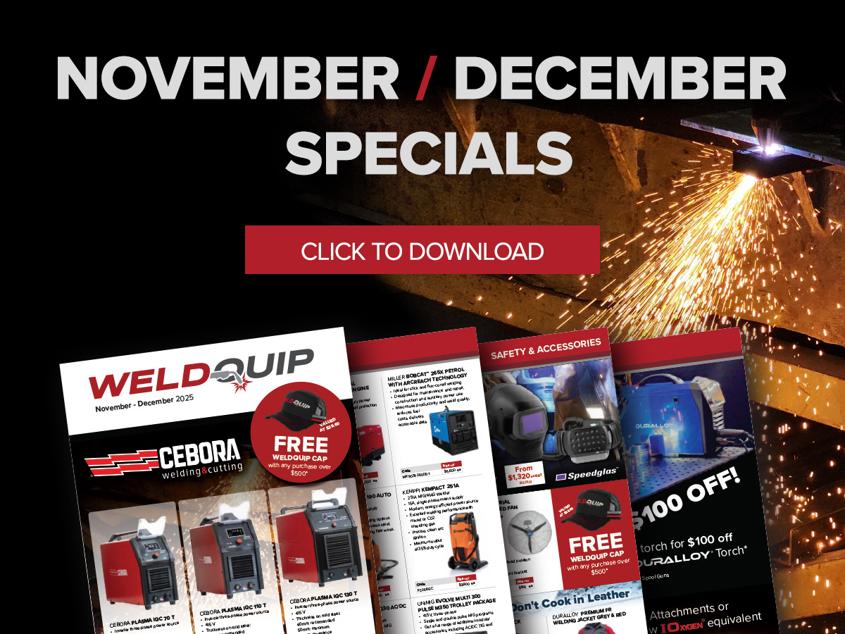 WeldQuip November–December 2025 Welding Sale Catalogue – Machines, PPE & Accessories